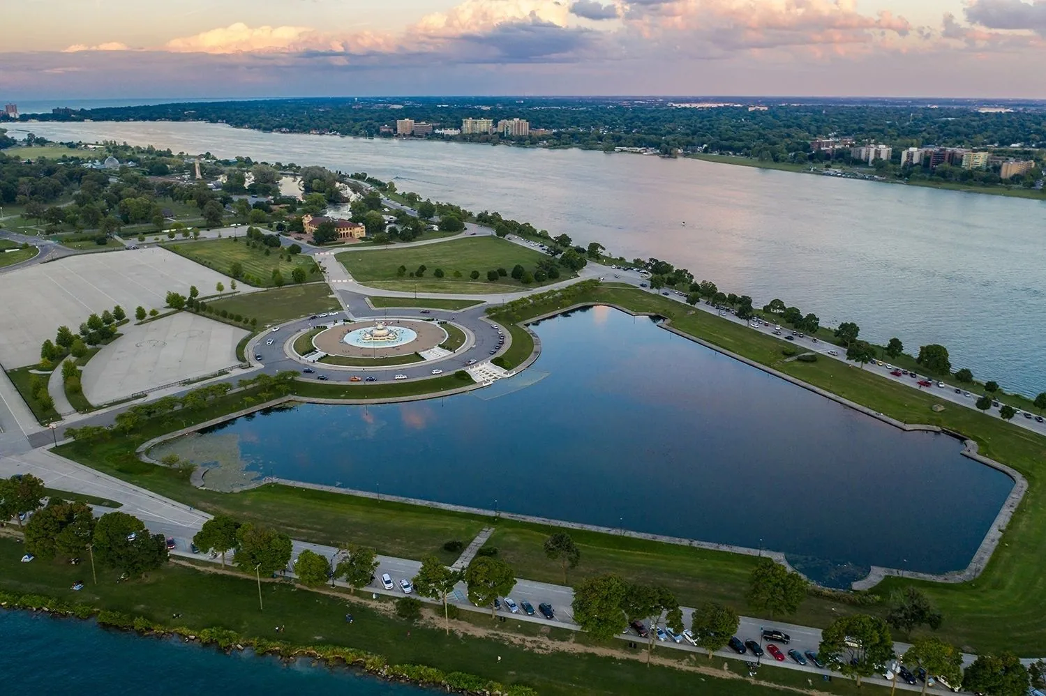 Detroit 2 — aerial photography by Stinson Photography